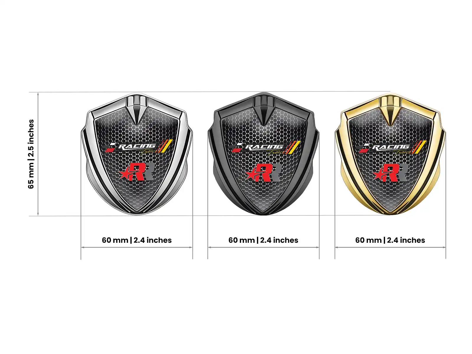 3d Emblem Badge Minimal Style Luxury Look